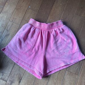 Aerie High Rise Fleece Shorts